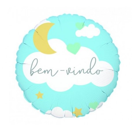 BALÃO bem vindo Azul (a GÁS)