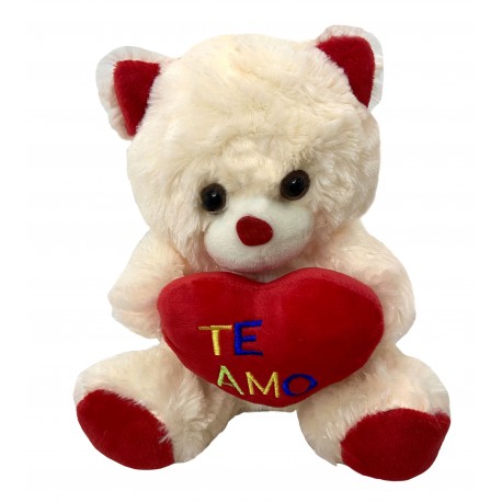 Urso coração amor (20cm)