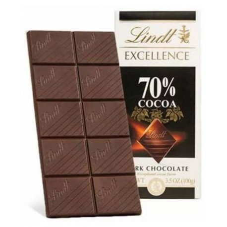 chocolate lindt 70 cacau