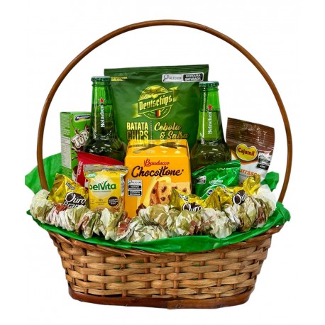 cesta natal com cerveja