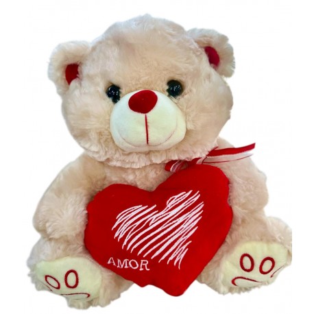 URSO pelúcia coração (35cm)