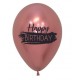 balão rose happy - latex