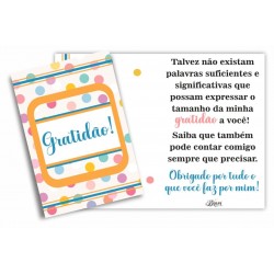 cartão de gratidão