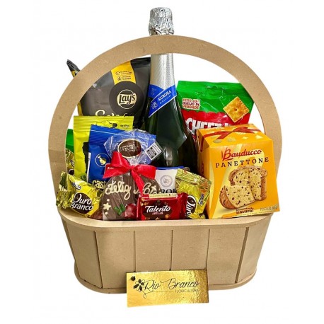 Cesta brilho de natal